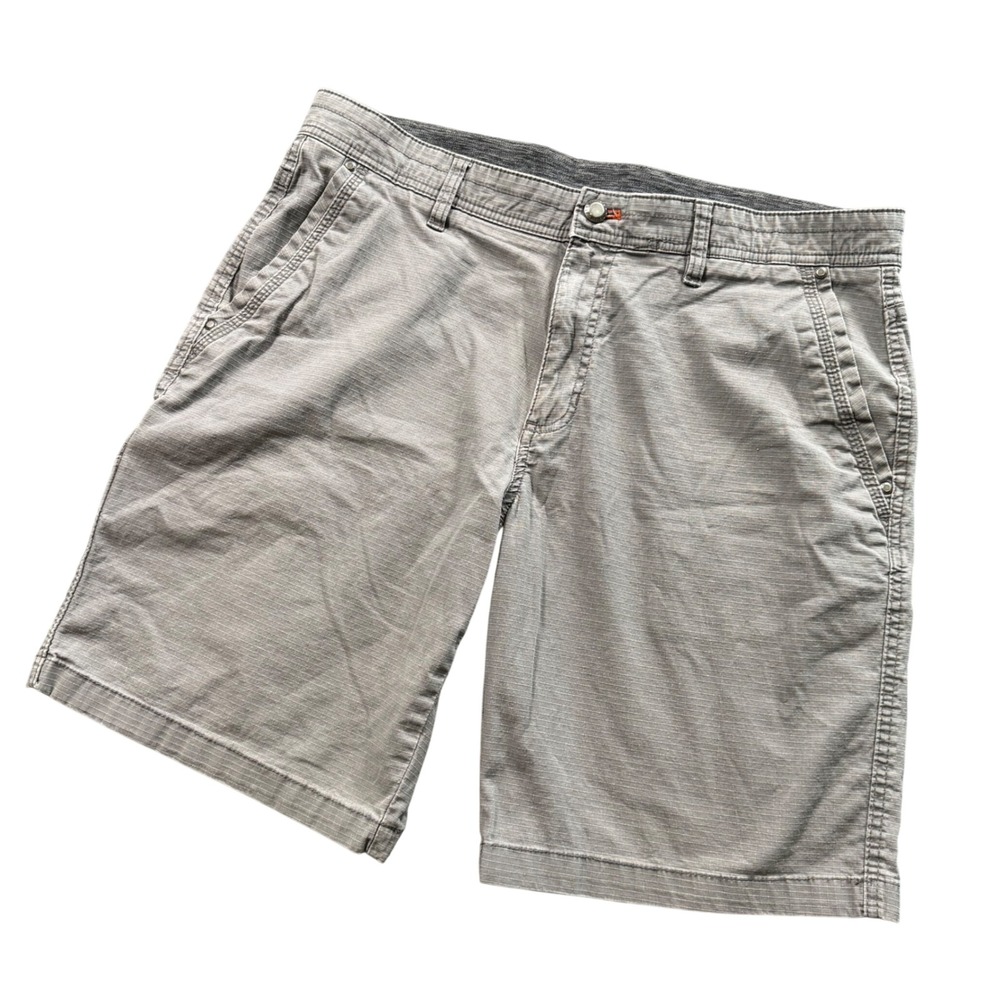 Weatherproof Shorts Mens 36‎ Gray Stretch Outdoor Hiking Casual Flat Front
